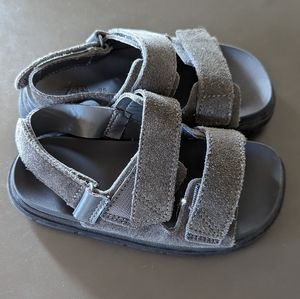 Zara toddler suede Velcro sandals size 25, 8.5